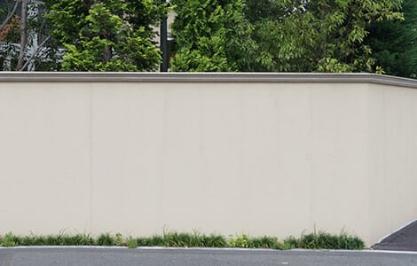 Clôture standard - Mur plein 2 mètres