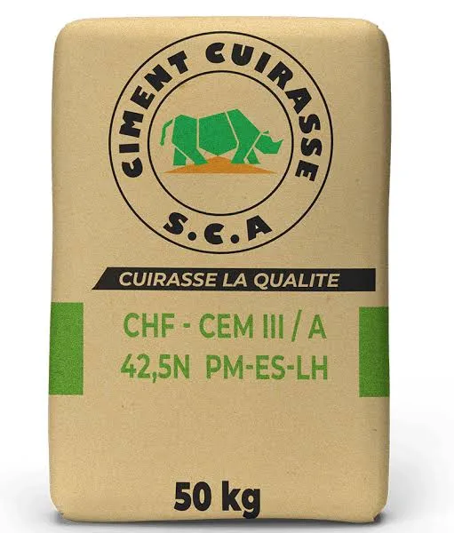 Ciment 42.5 CPJ avec la tonne intérieur( livraison a voir avec le client)